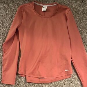 Nike Women's Long Sleeve Tee - Coral